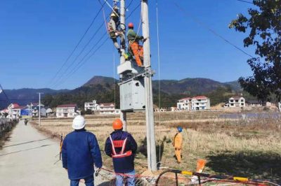 對10千伏竹坪316線貓公場臺區新增鋪點