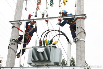 冶源街道椿園村開展臺區升級改造