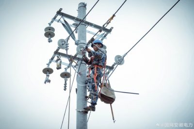 10千伏渚口113線渚口村臺區改造施工現場